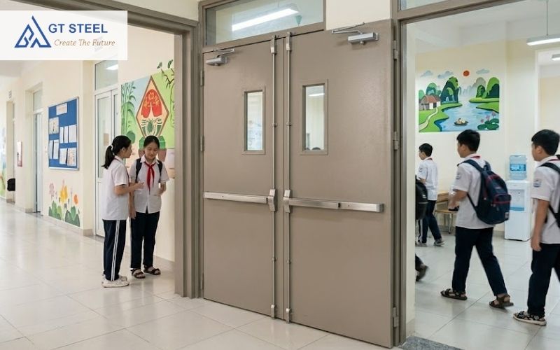 Cấu tạo cửa chống cháy