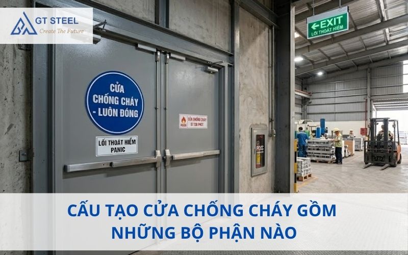 Cấu tạo cửa chống cháy