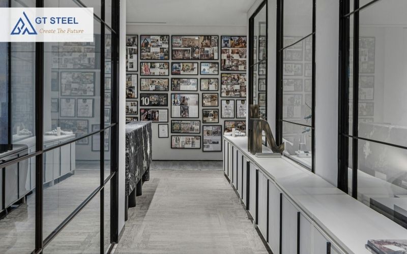 Vách kính chống cháy 