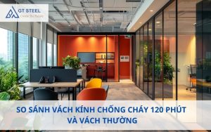 Vách kính chống cháy