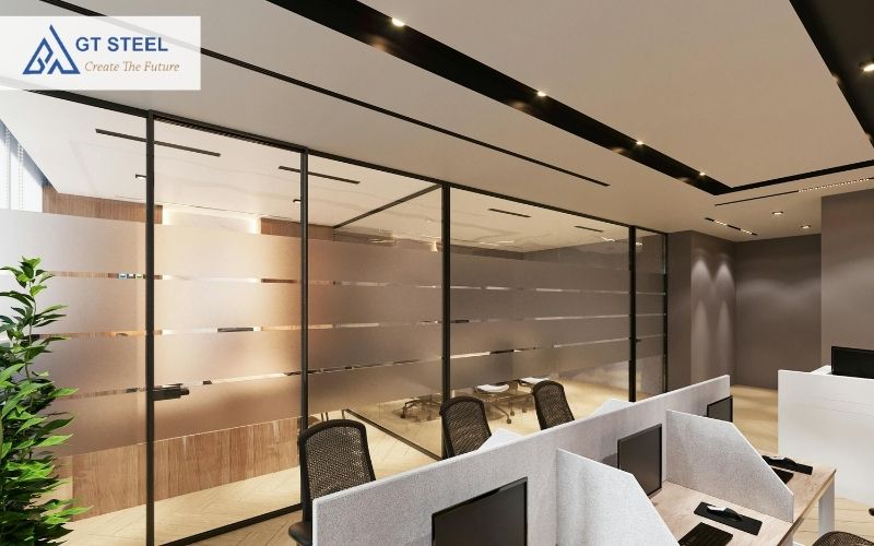 Vách kính chống cháy 