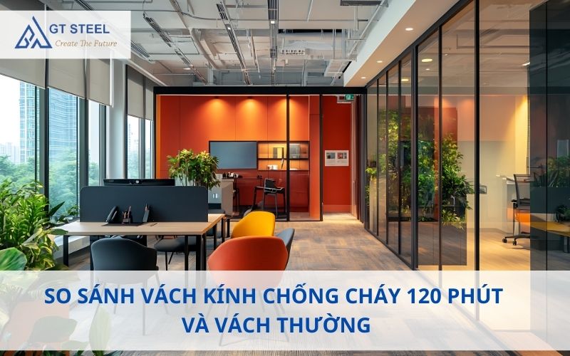 Vách kính chống cháy 