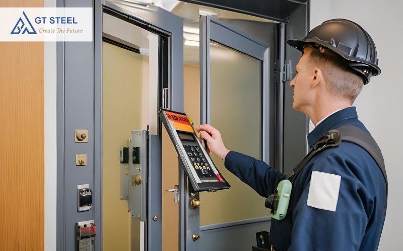 chi phí kiểm định cửa chống cháy