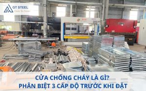 Phân biệt 3 cấp độ cửa chống cháy
