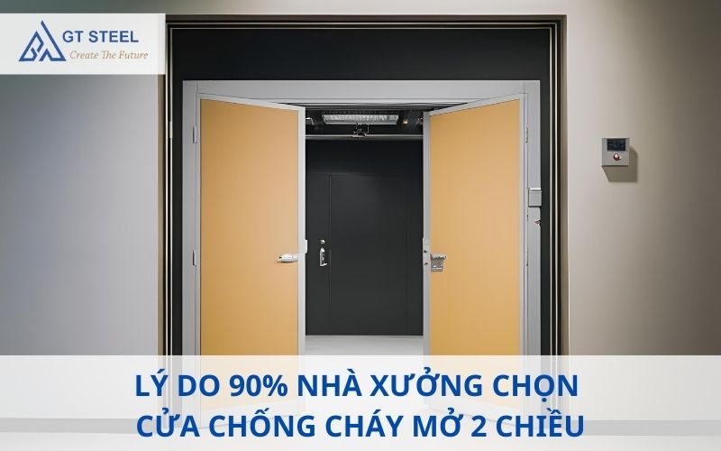cửa chống cháy mở 2 chiều