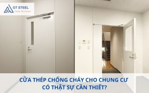cửa thép chống cháy cho chung cư