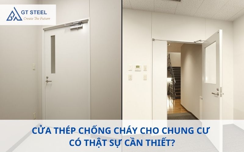 cửa thép chống cháy cho chung cư