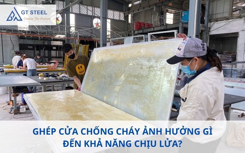 ghép cửa chống cháy 