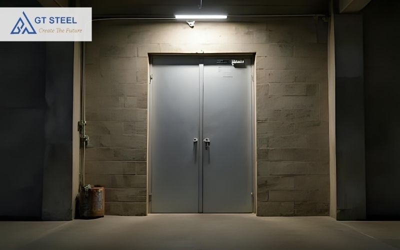 kích thước của cửa thép chống cháy