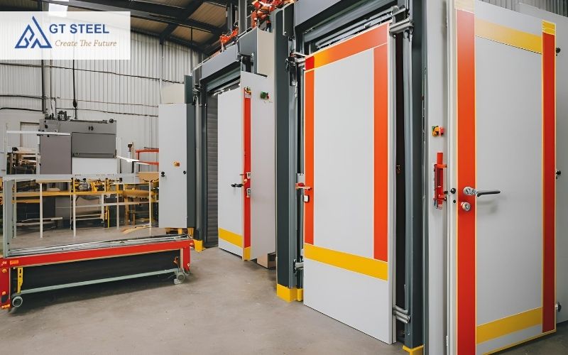 quy trình sản xuất cửa chống cháy